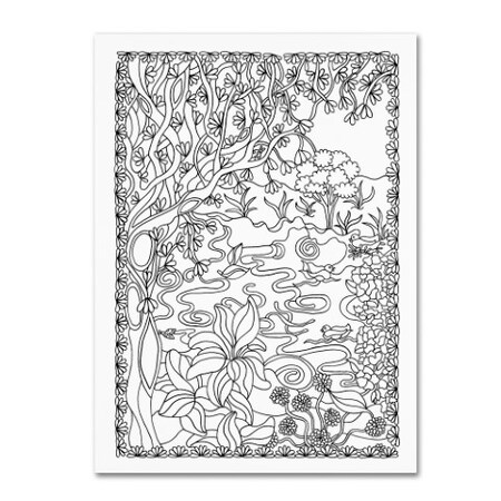 Trademark Fine Art Kathy G. Ahrens 'Heavenly' Canvas Art, 14x19 ALI3518-C1419GG